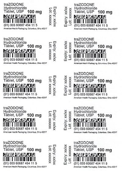 100 mg Trazodone HCl Tablet Blister (100 mg Trazodone HCl Tablet Blister)